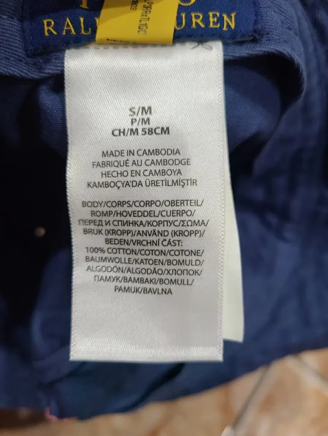 폴로랄프로렌 네이비 핑크 버킷햇 상품이미지8