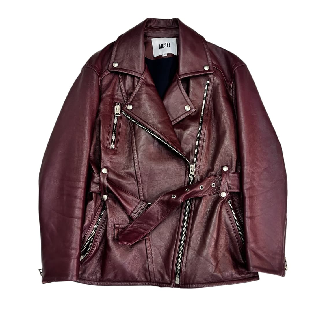 뮤제 Musee 램스킨 라이더 자켓 상품이미지1