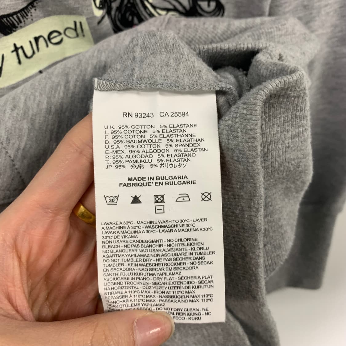 디젤 y2k 와투케 그레이 지퍼 후드티 상품이미지5