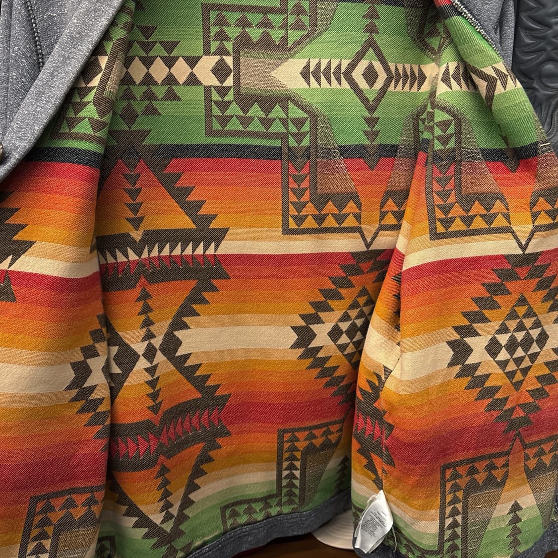 90s 폴로랄프로렌 네이티브 패턴 4포켓 스킬니트 스웻 가디건 N1168 상품이미지7