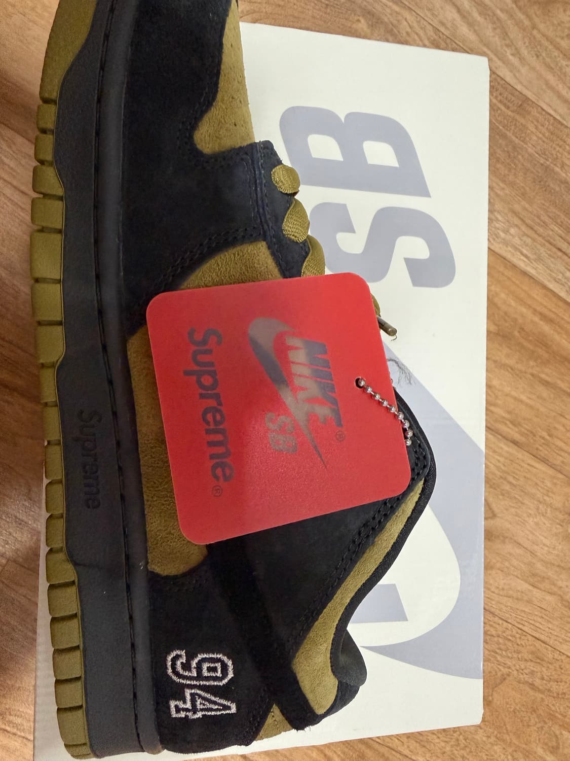 슈프림덩크 올리브 265새상품 상품이미지8