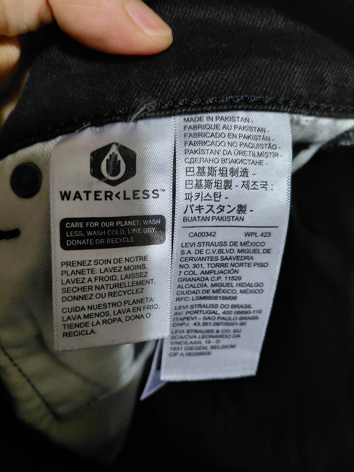 [리바이스505]프리미엄 스트레이트핏 블랙 데님 청바지 30사이즈 상품이미지6