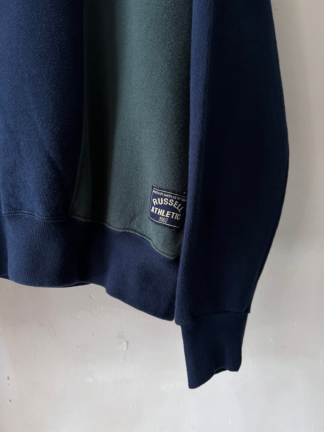 [XL]90's Russell Made in USA 러셀 투톤 스웻셔츠 상품이미지5