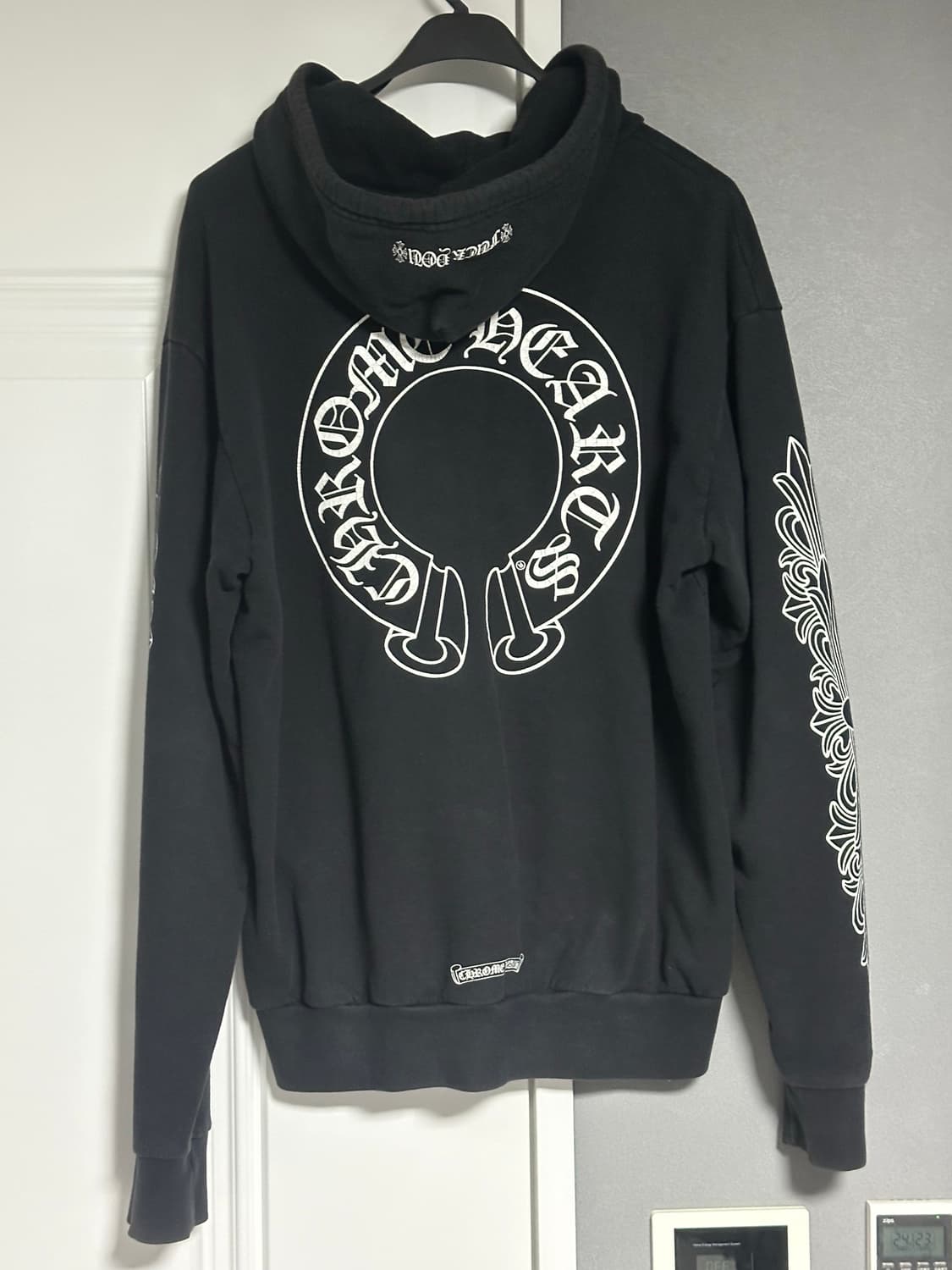 크롬하츠 퍽유 홀스슈 플로랄 후드집업 L 상품이미지2