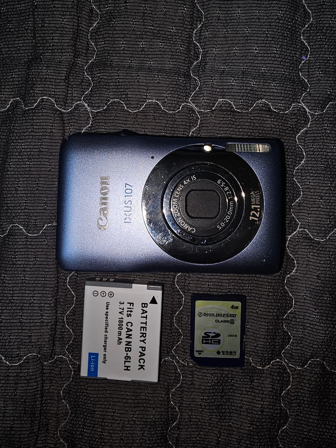 캐논 익서스 107 + 배터리 SD카드 상품이미지1