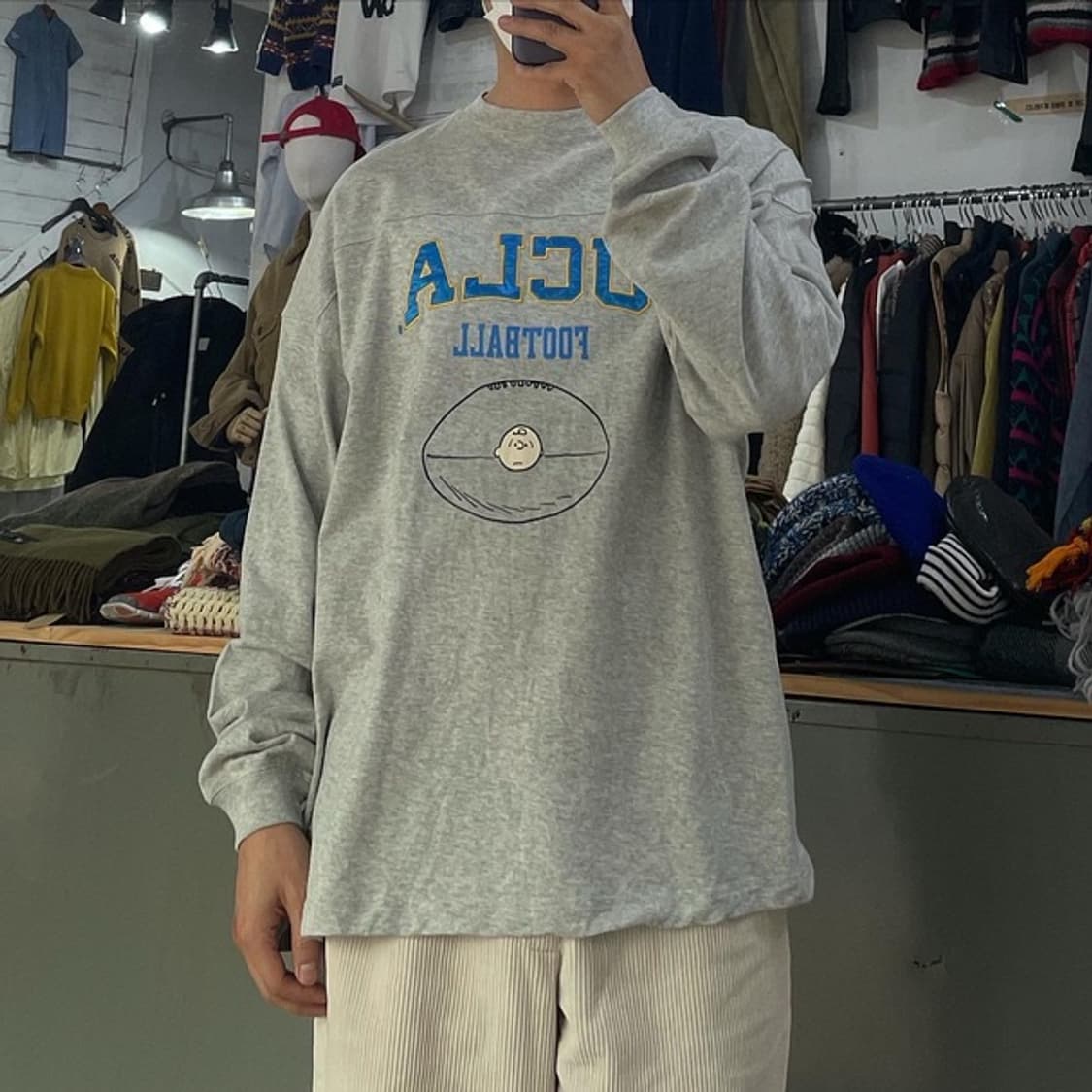 (착용컷) 프릭스 스토어 럭비 티셔츠 (남성용 105) 상품이미지2