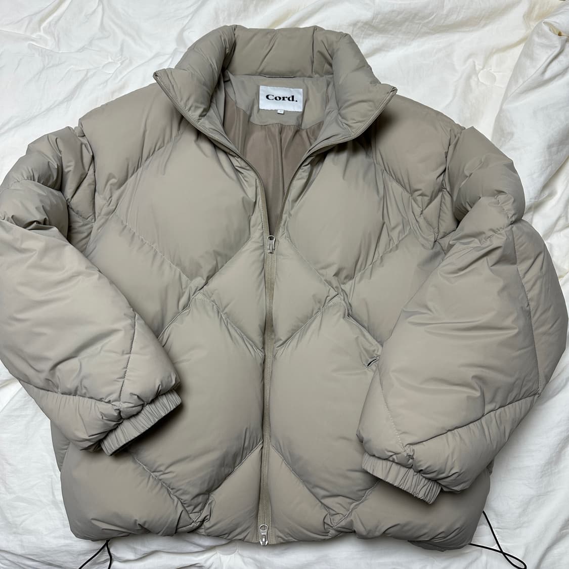 코드 Cord 패딩 베이지 L사이즈 상품이미지2