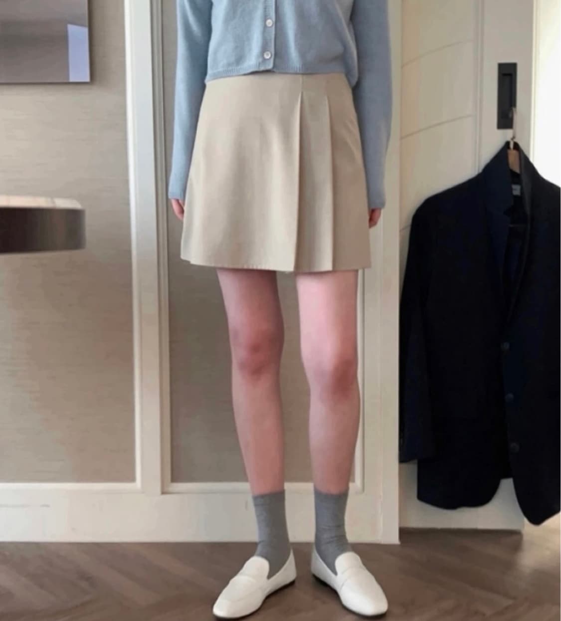 로렌하이 베이지스커트m 상품이미지3