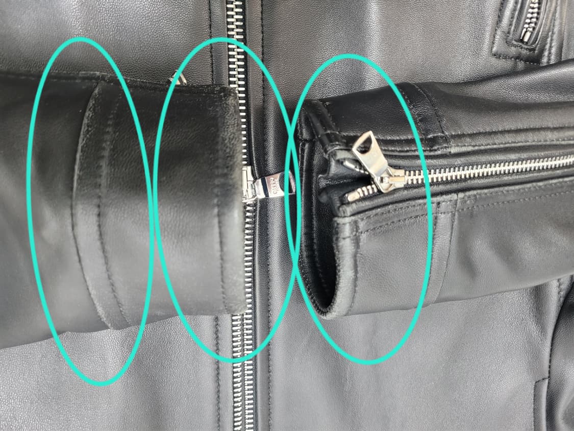 BASSO 21SS 바쏘 매그너스 양가죽 바이크 자켓 / 남 95 블랙
 상품이미지7