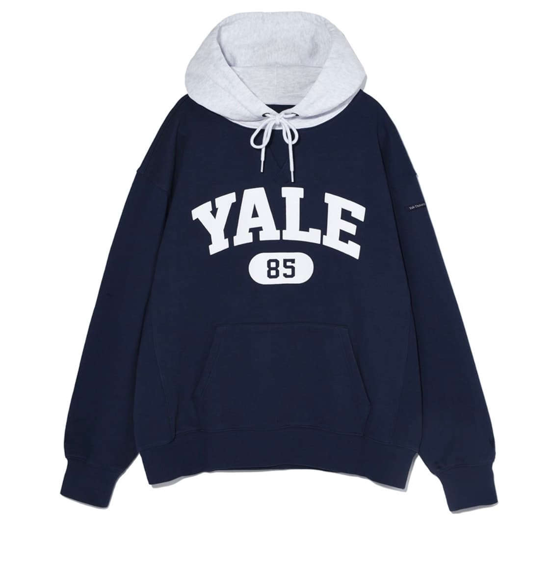 예일 투톤아치 네이비 후드 상품이미지1