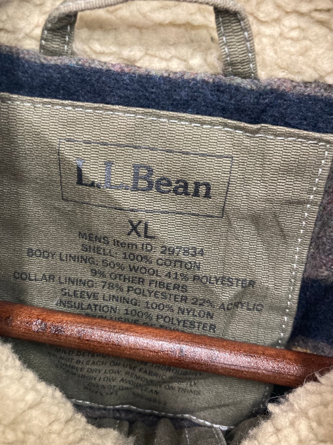LL bean 카키 청집업 상품이미지2