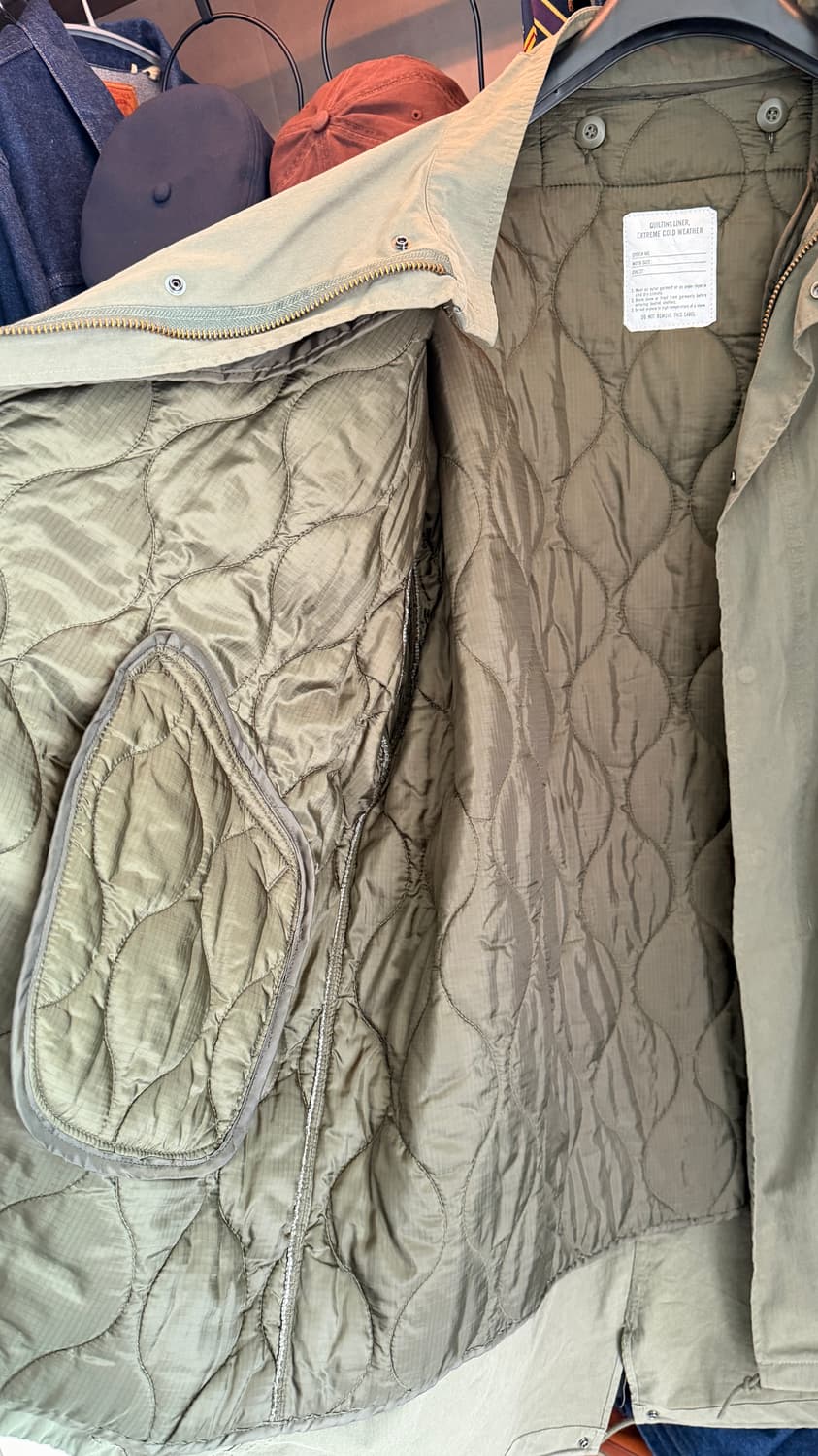 프릭스스토어 M65 피쉬테일 개파카 올리브 카키 상품이미지3