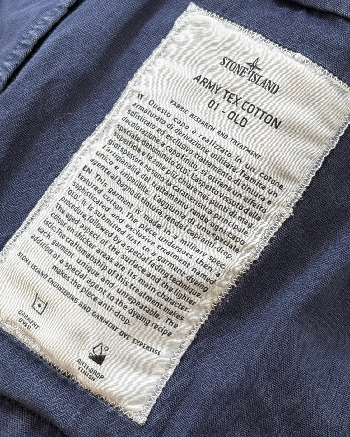 Stone Island 스톤아일랜드 2012FW 가먼트다잉 밀리터리 자켓 상품이미지8