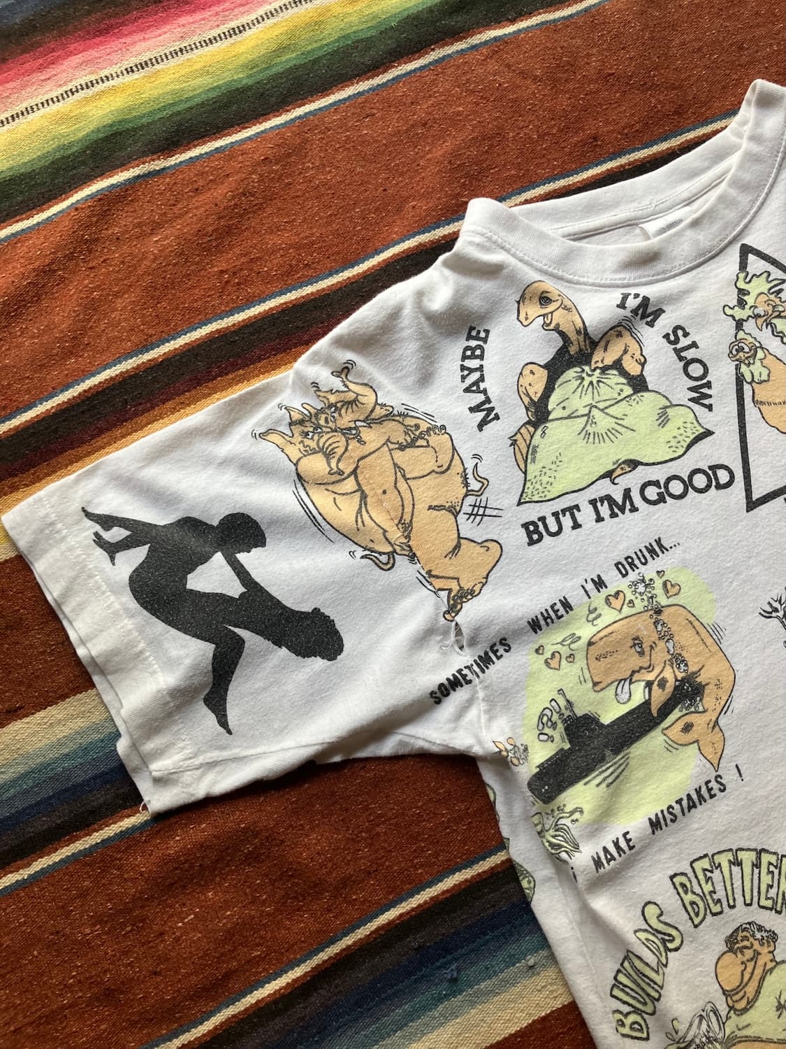 90s Vintage Animal Work Sex T Shirt 상품이미지2