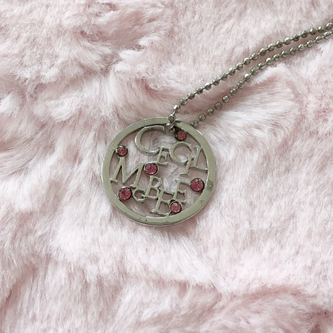 세실맥비 핑크 큐빅 목걸이 상품이미지4