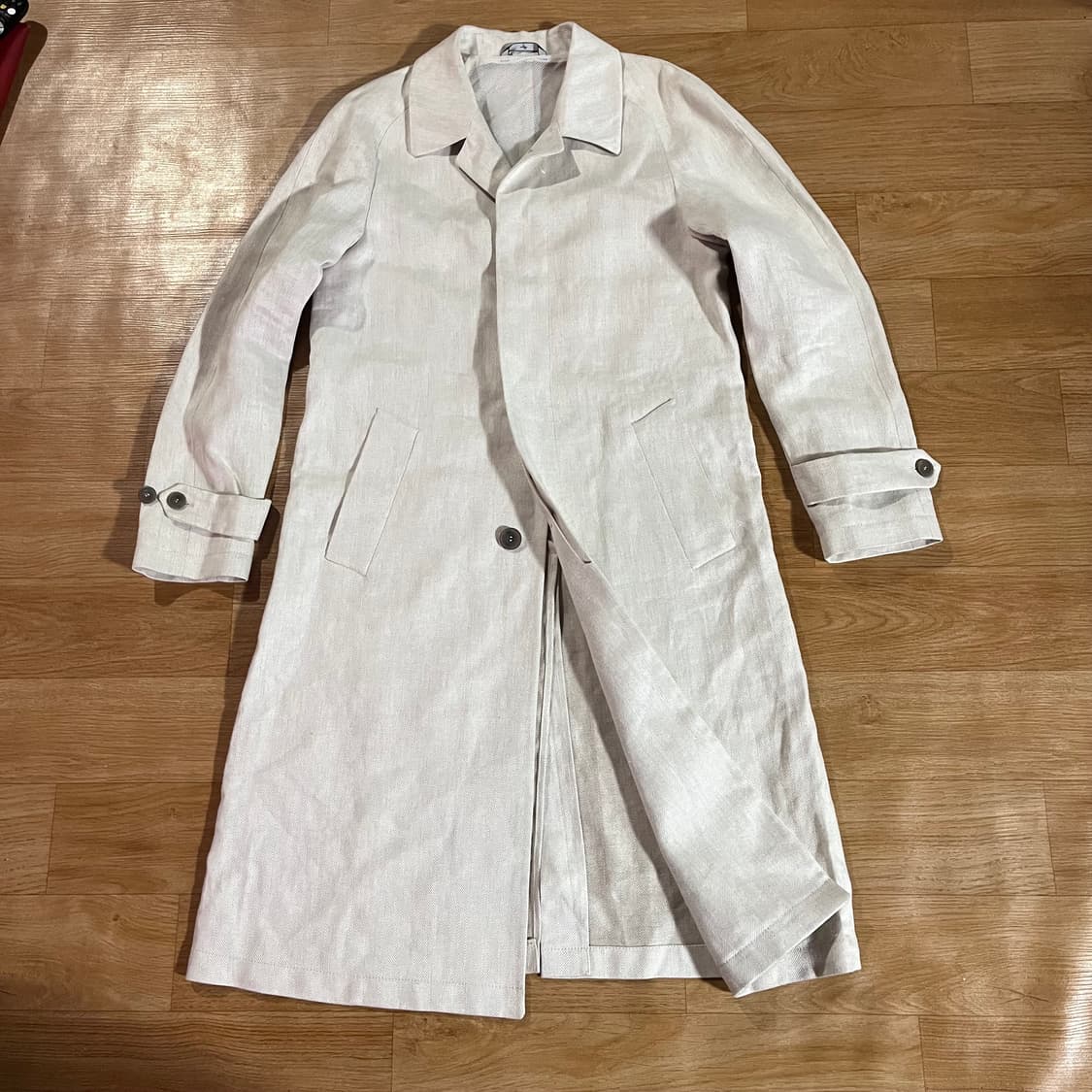 [97] 헤보 헤링본 코트 상품이미지1