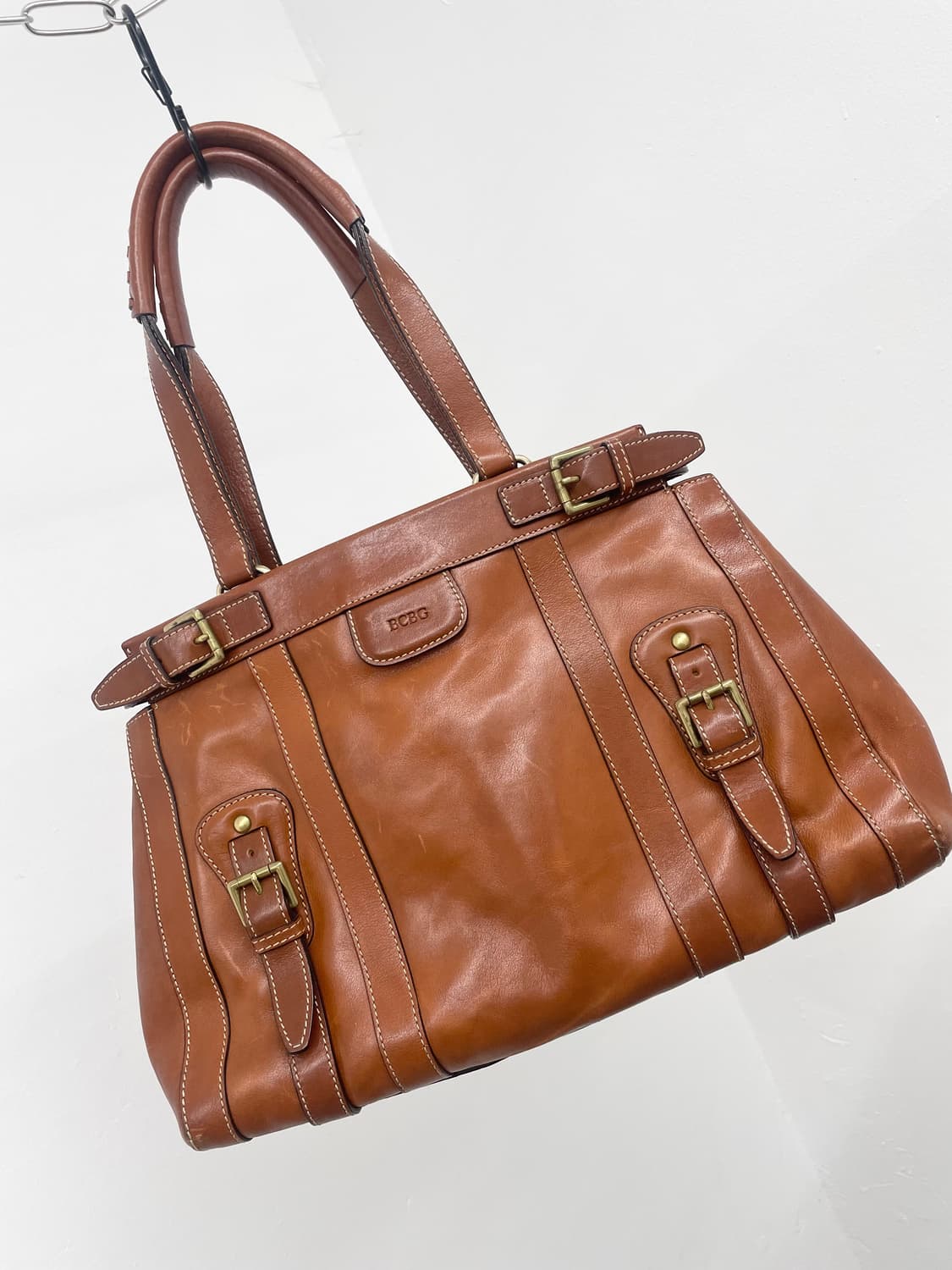 BCBG y2k 레더 버클 숄더백🤎 상품이미지5