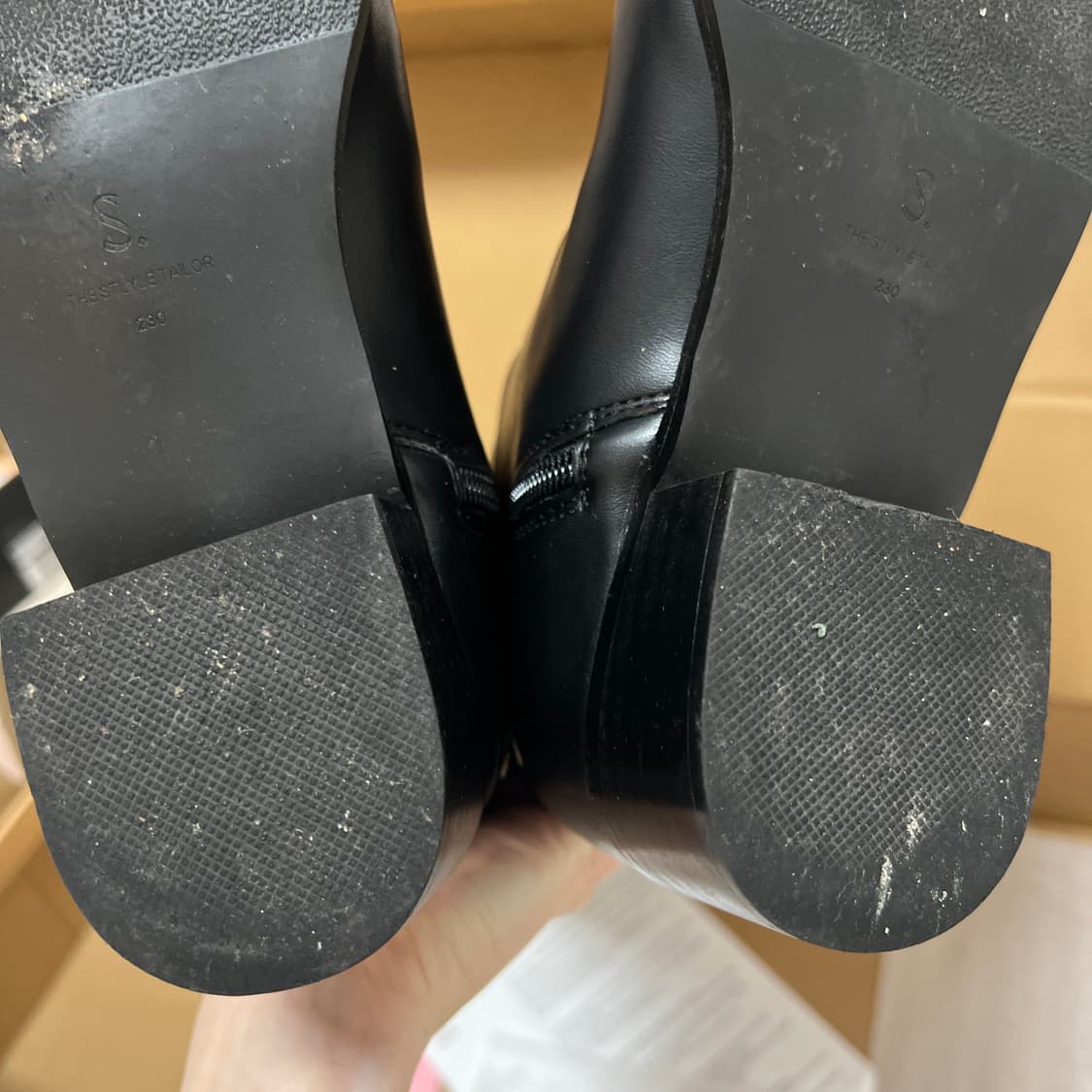 사뿐 브리아 스퀘어 롱부츠 230 상품이미지4