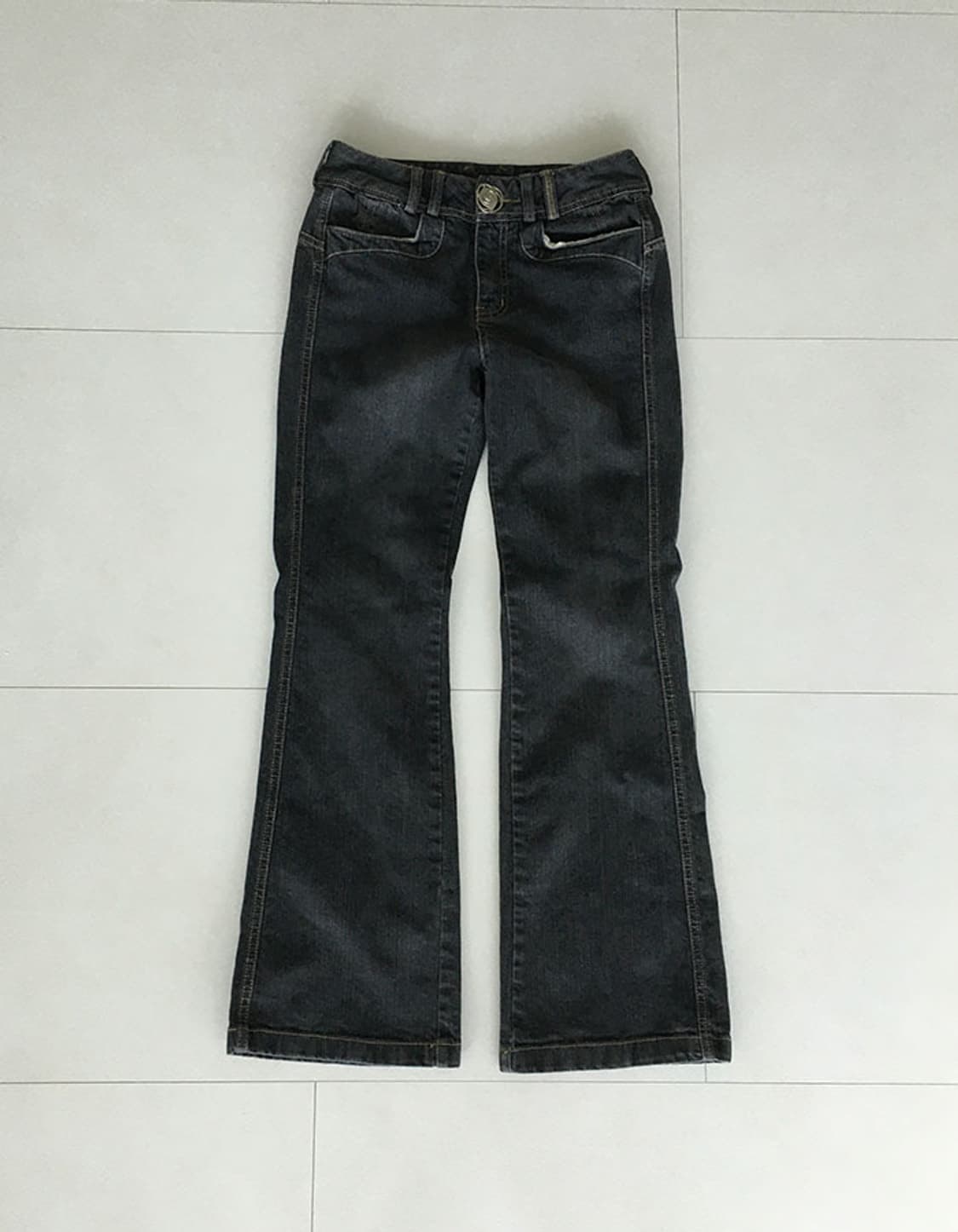 flower button bootcut denim 상품이미지3