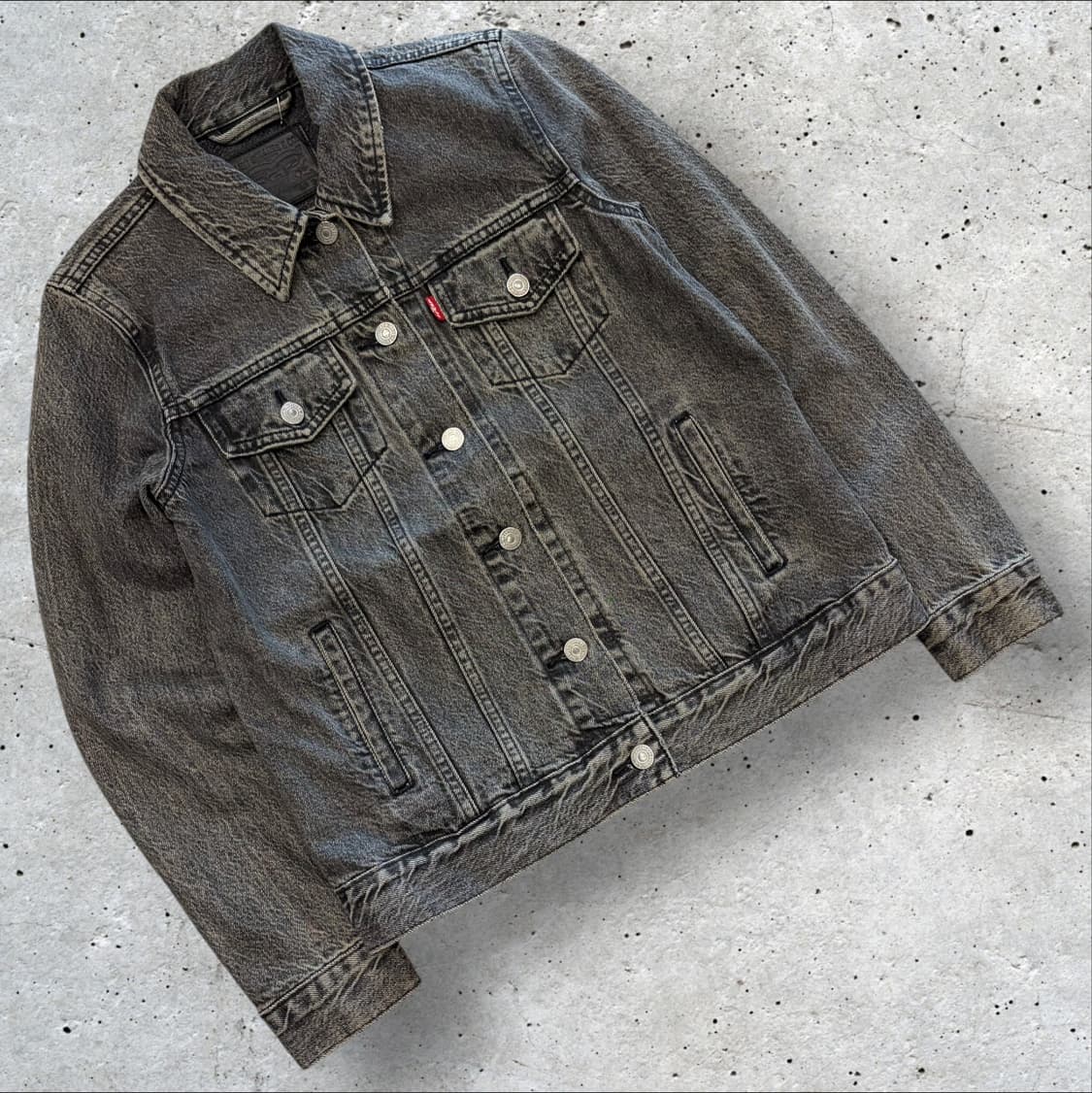 [S] 리바이스 데님 트러커 자켓 블랙 스톤워시 D290 상품이미지1