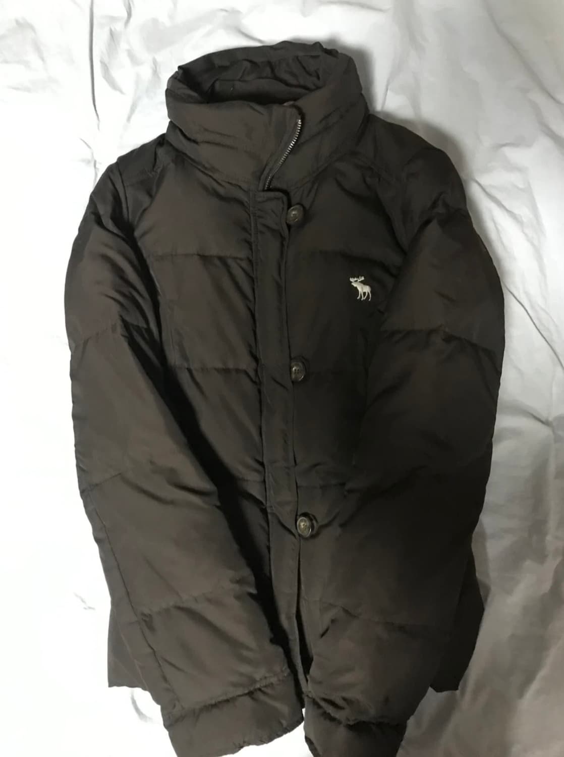 아베크롬비 슬림핏 초코브라운 패딩 상품이미지1