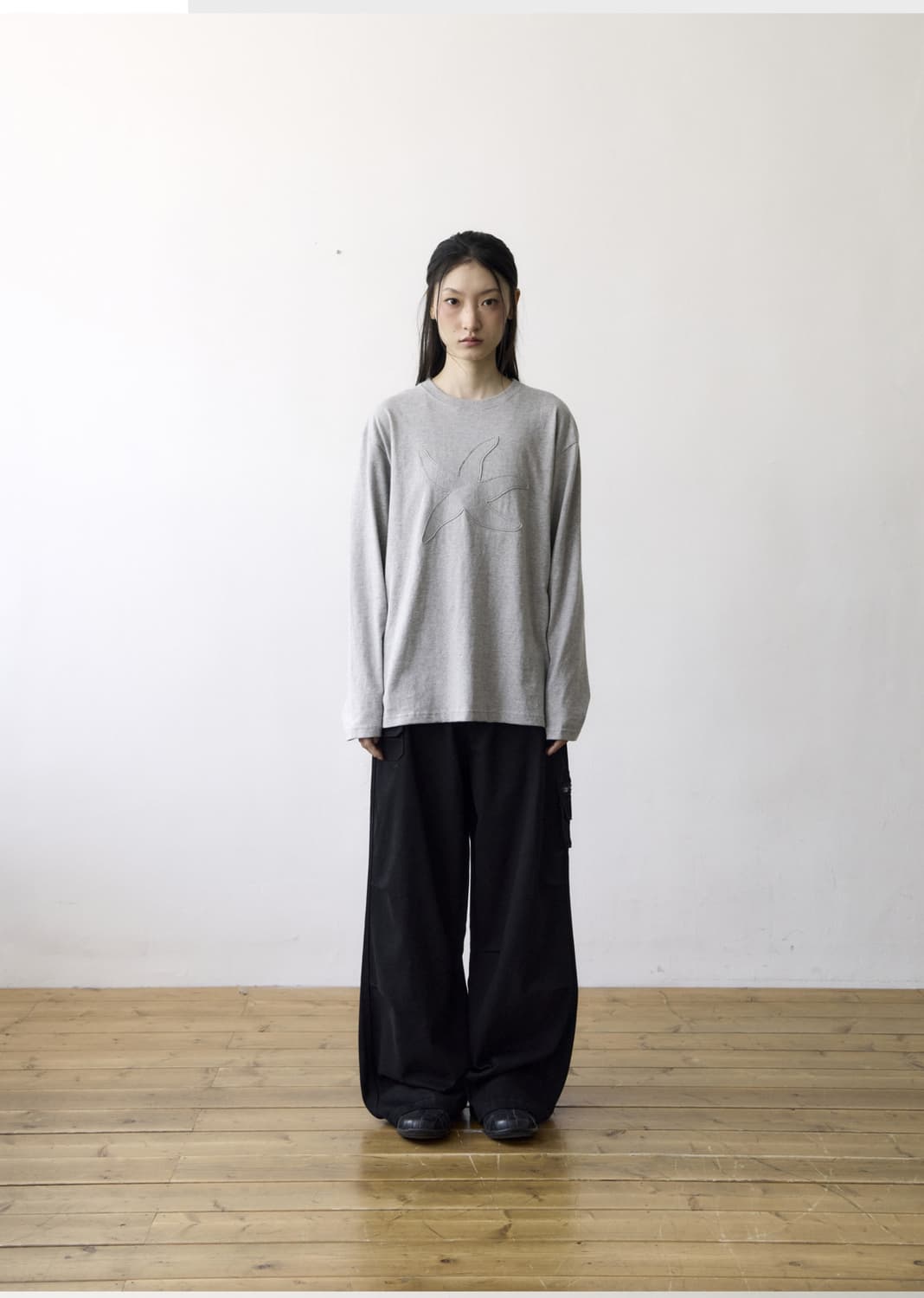 TCM vintage logo long sleeve (grey) 상품이미지2