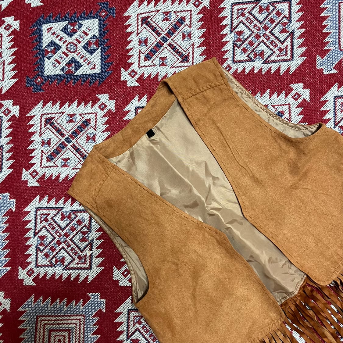 Japanese Vintage . 프린지 웨스턴 베스트 상품이미지2