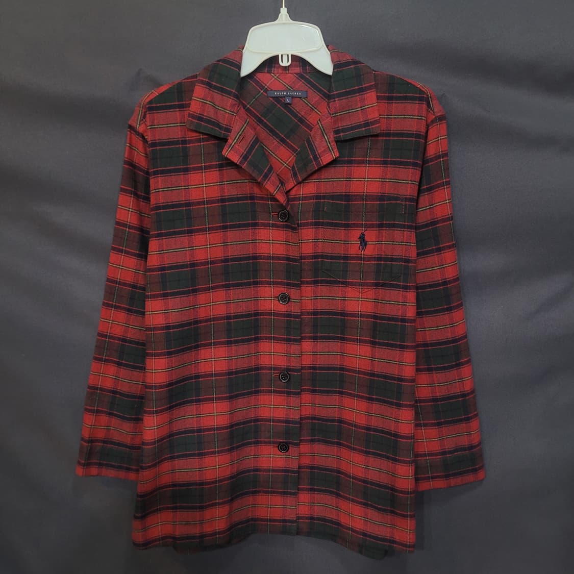 Ralph Lauren 랄프로렌 자수로고 체크 잠옷 세트 상품이미지9