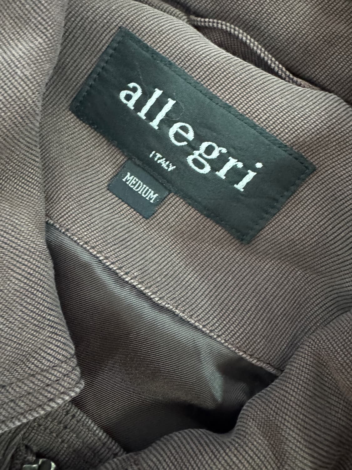 여성 이태리 알레그리 일본 빈티지 코코아 집업 자켓 M 상품이미지3