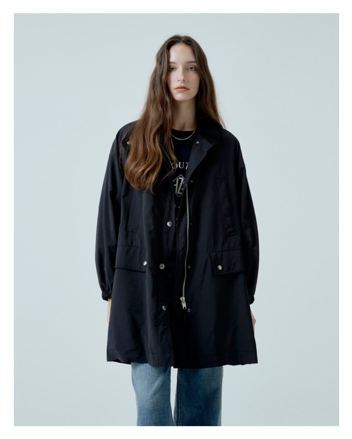 헤지스 559000원 23 루즈핏 야상점퍼 상품이미지1