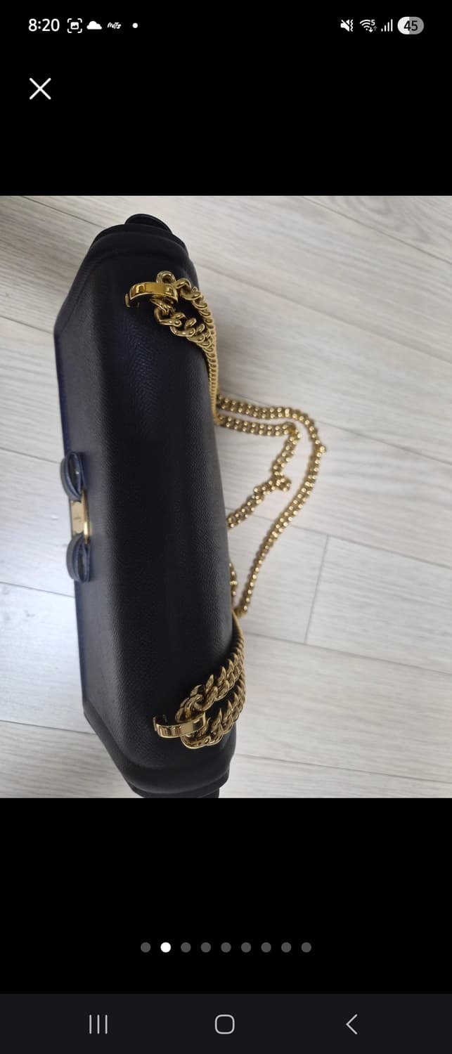 페라가모 체인 숄더앤크로스 네이비 상품이미지2