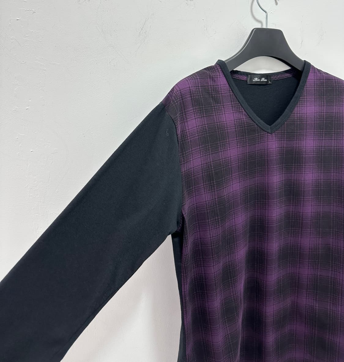 Nota bene purple check pattern sleeve 상품이미지5