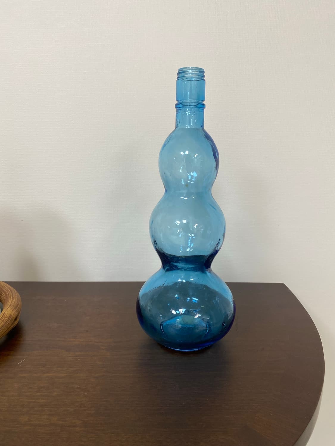 빈티지 블루 유리 화병 오브제 상품이미지6