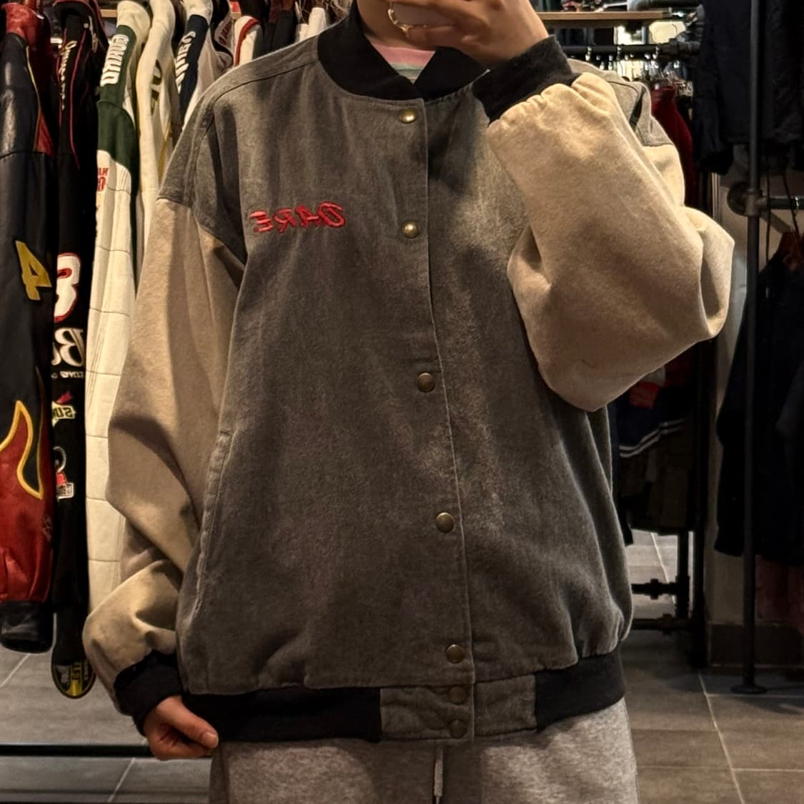 [NO.9] VTG 데님 바시티 자켓 상품이미지2