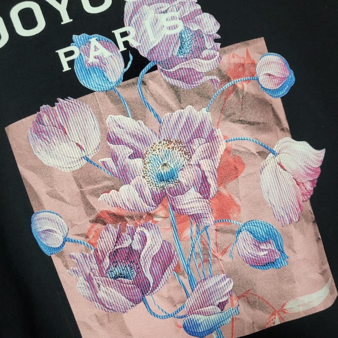 [새상품/택미제거] 48 / 24FW 우영미 3D 플라워 백로고 맨투맨 상품이미지5