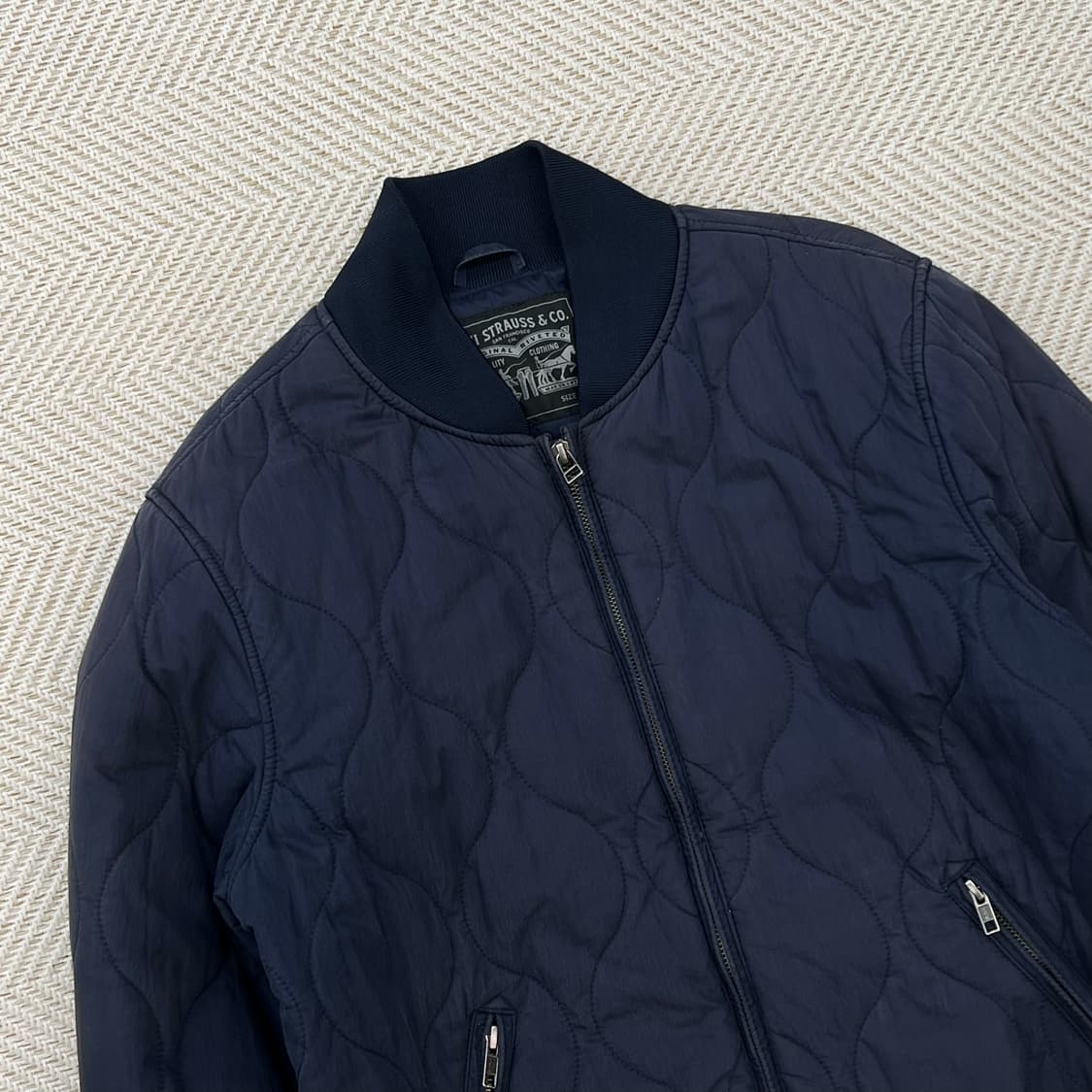 리바이스 퀼팅 블루종 r2840 상품이미지3