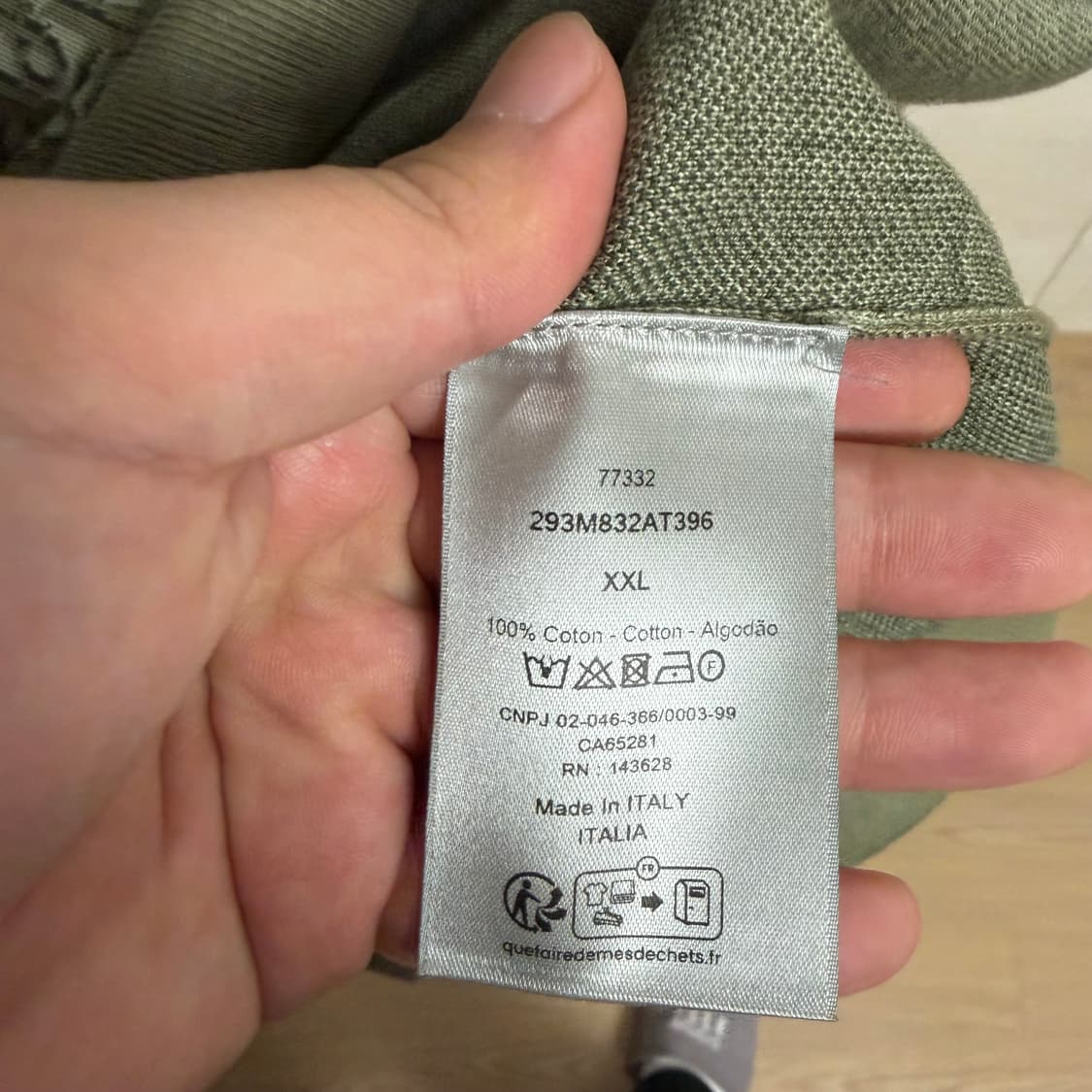 [2XL사이즈]디올 오블리크 코튼 자카드 폴로 반팔 셔츠 상품이미지3