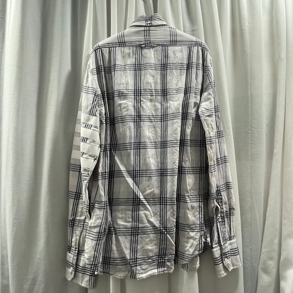 톰브라운/ 테이핑 4선 체크 셔츠/ 2 상품이미지2