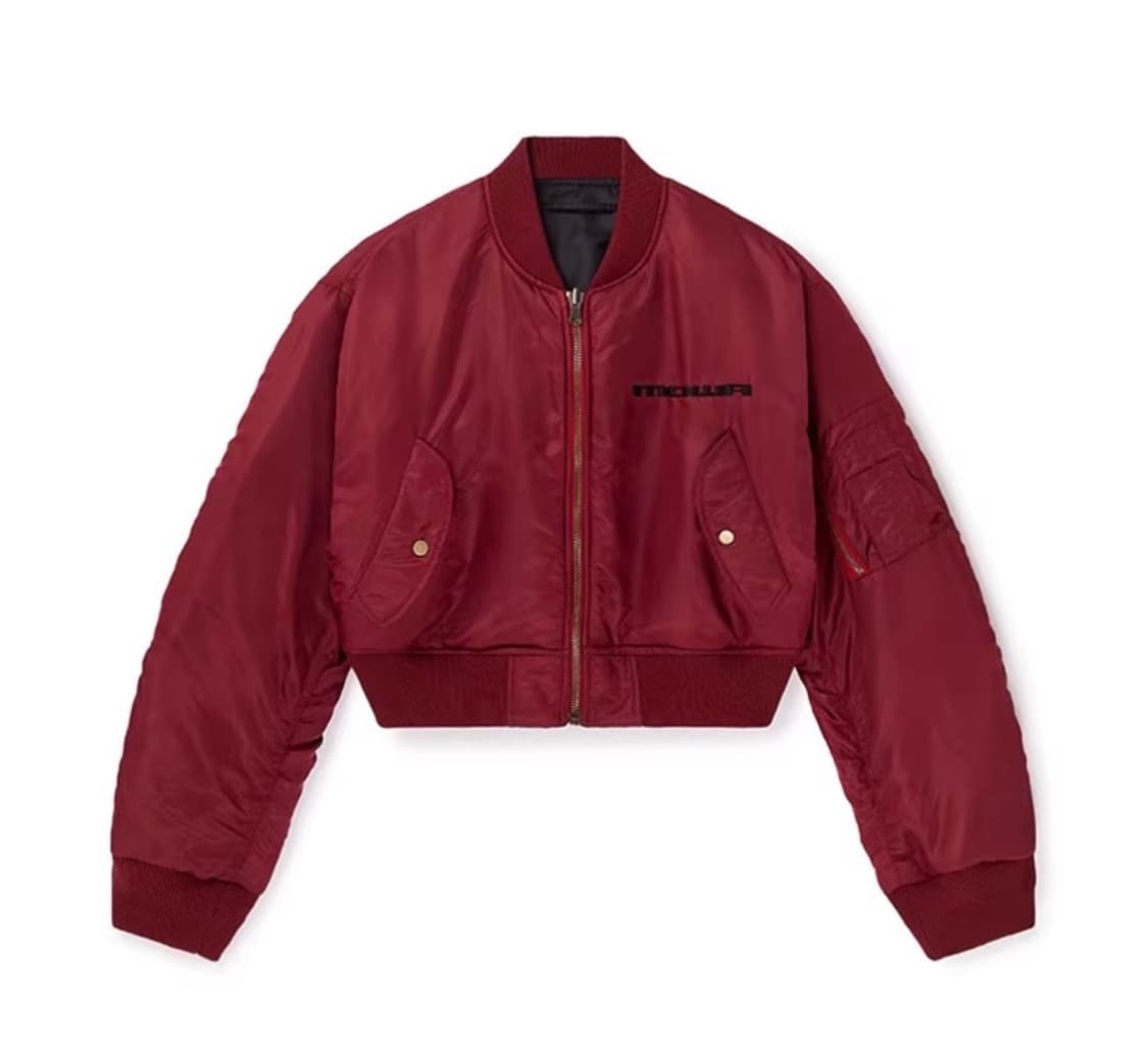MOWALOLA 타이슨 봄버 자켓 (크롭 봄버 자켓) 리버서블 상품이미지9