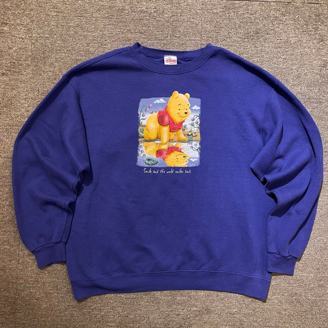 (XL) Disney pooh 디즈니 곰돌이푸 프린팅 스웻셔츠 맨투맨 상품이미지1