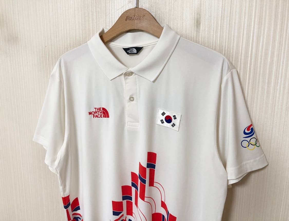 노스페이스 팀코리아 2014 인천아시안게임 국대지급 폴로티셔츠 105 상품이미지6