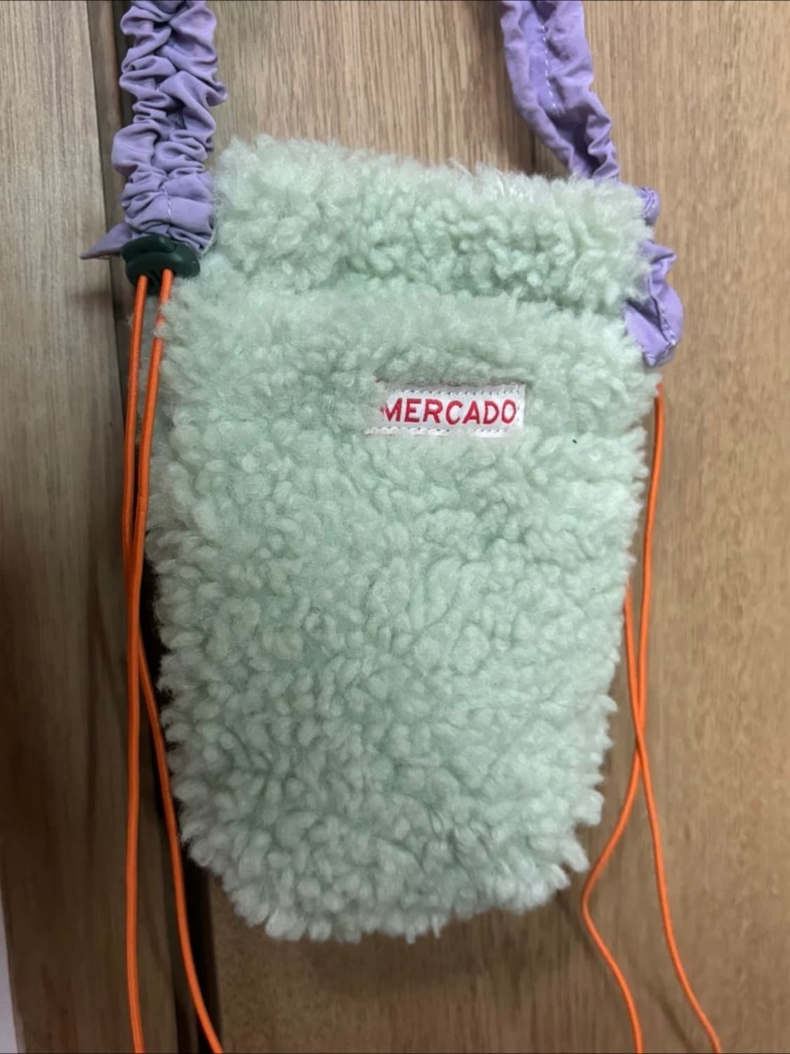 메르카도 스크런치 테디백 민트 상품이미지2