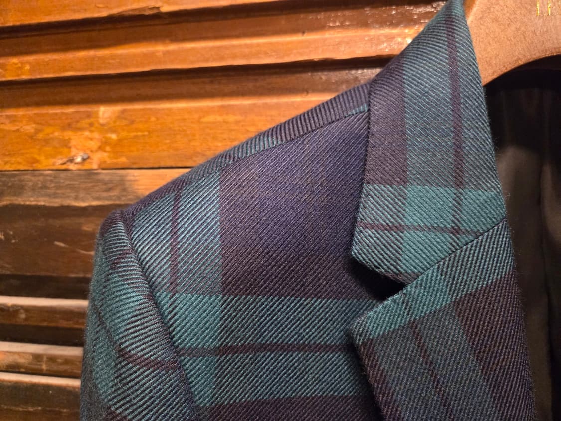 발렌티노 블랙와치 테일러드자켓 상품이미지2