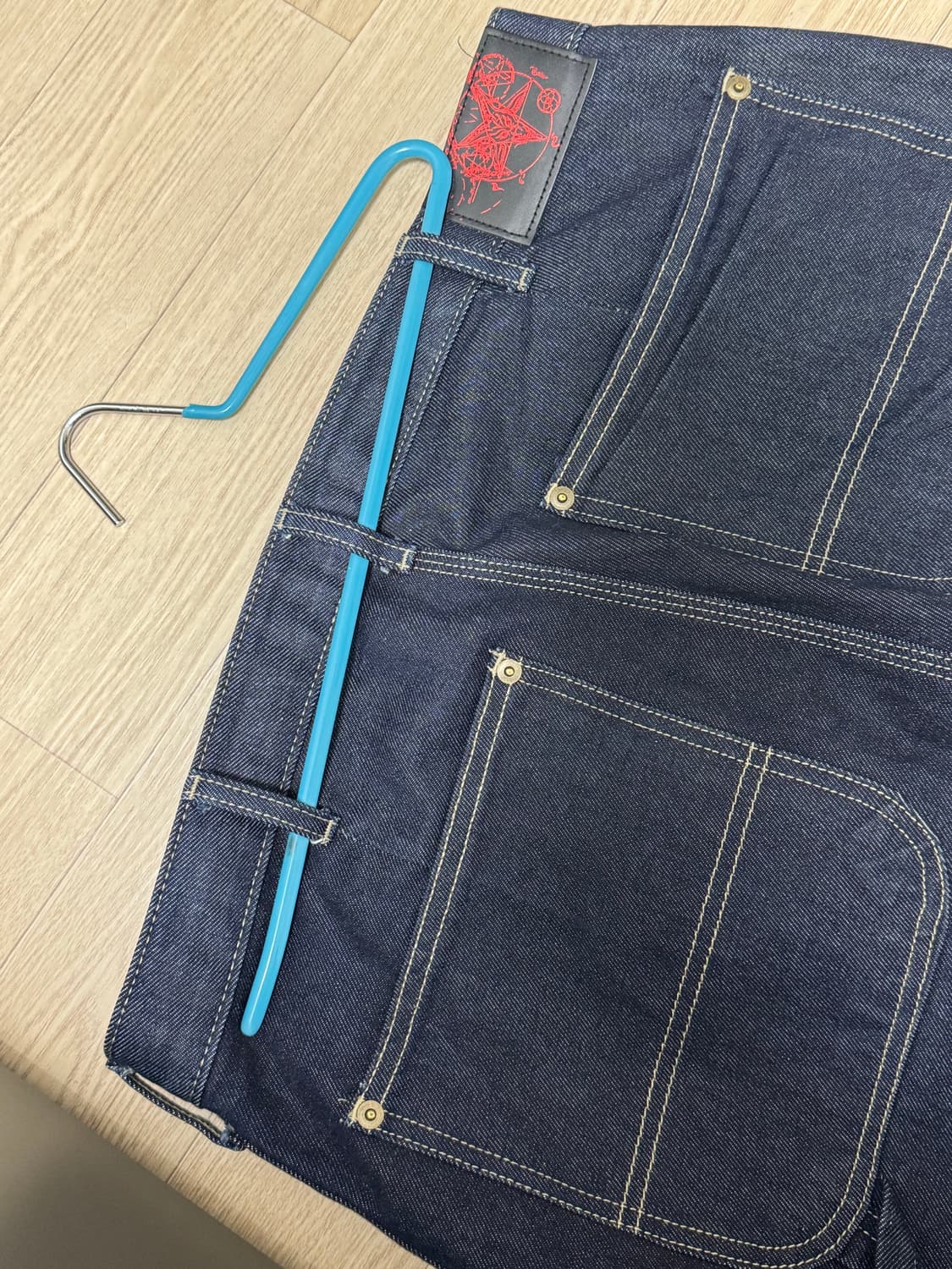 에모스탠스클럽 카펜터 배기진 인디고 상품이미지4