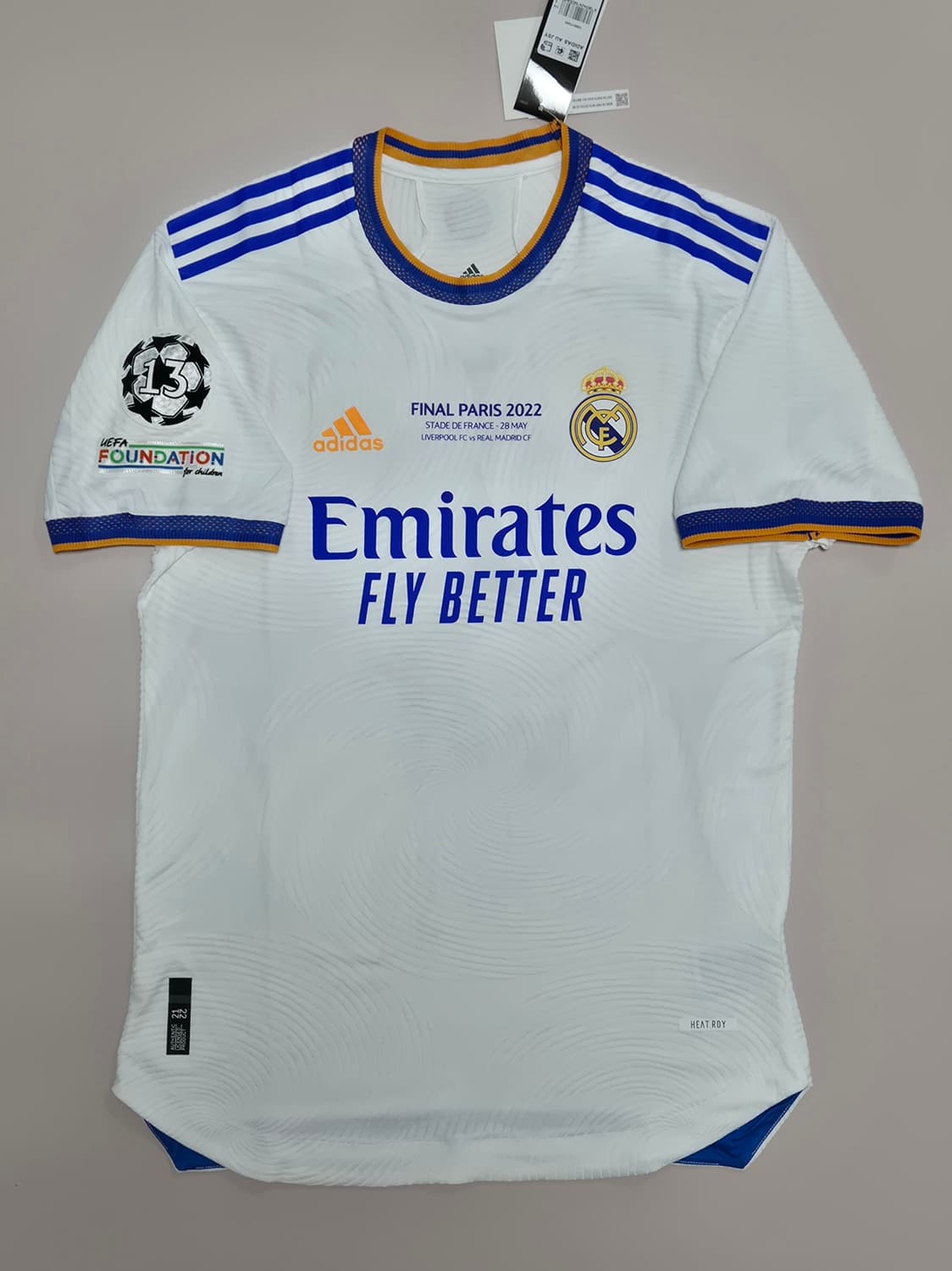 21-22 레알마드리드 챔스결승버전 벤제마 유니폼 XL사이즈 상품이미지2