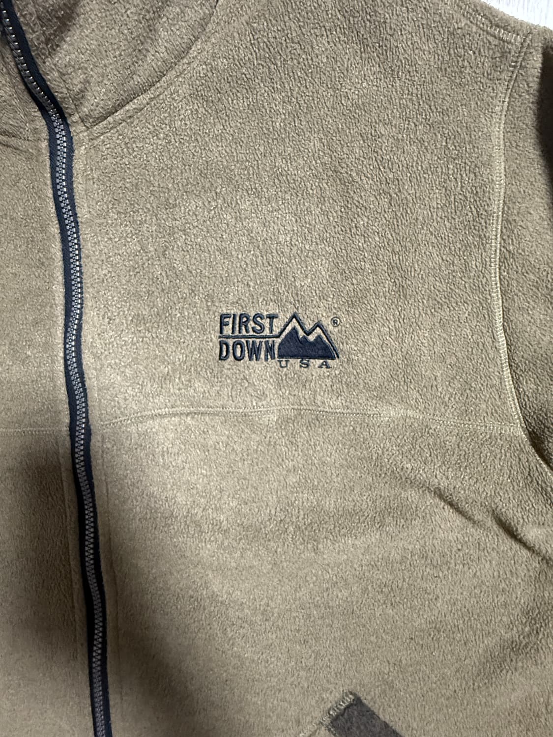 First down 플리스 자켓 카키 상품이미지2