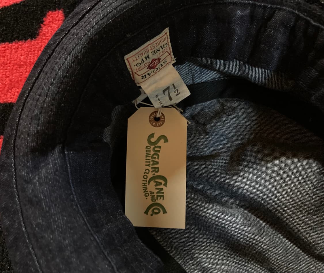 [L]슈가케인 10oz 데님 버킷햇 상품이미지4