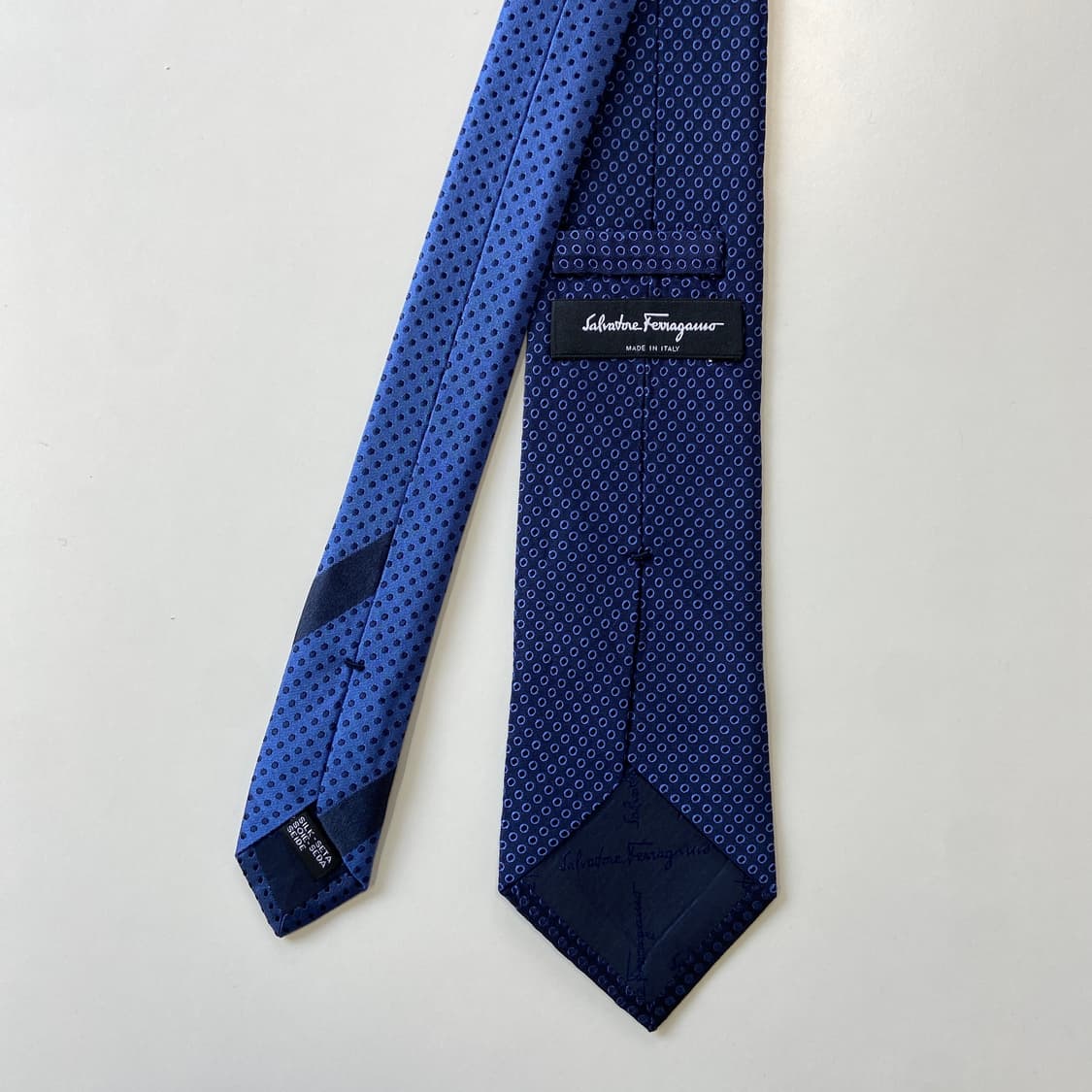 신형 페레가모(Ferragamo) 심플로고 명품 정품 넥타이8.2cm 상품이미지3