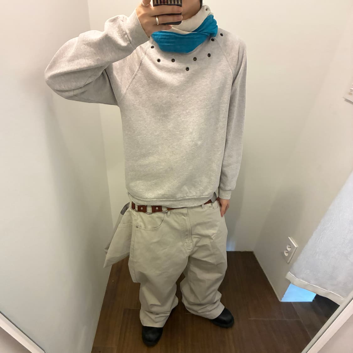 Maria Chen Pascual Studded Raglan Sweats 상품이미지2