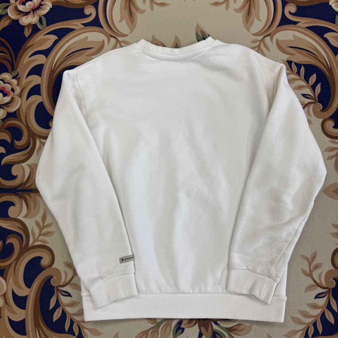 (S)스노우피크 snowpeak 빅로고 맨투맨(화이트) 상품이미지4